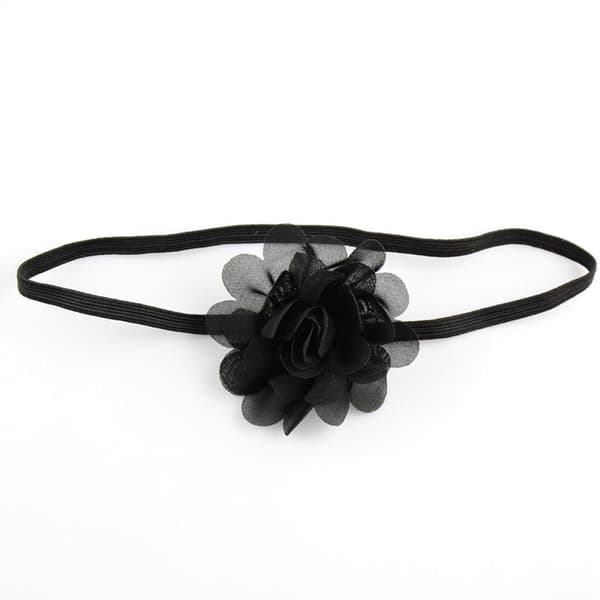 Elastisk Hårbånd med Solsikker, Bohemsk Motehodeplagg Chiffon Hodebånd