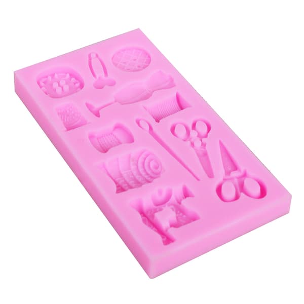1 Pack Silikonform Bröllopstårta Gräns Fondant Tårta Dekoration Lera Formar DIY