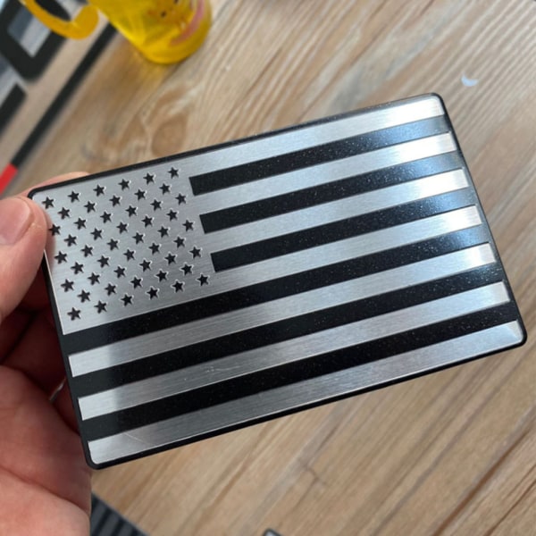 Fashionabla bil emblem märke USA amerikanska flaggan klistermärke Motorcykel kåpa Bil Lastbil för Windows Bärbara datorer Bumper De Black