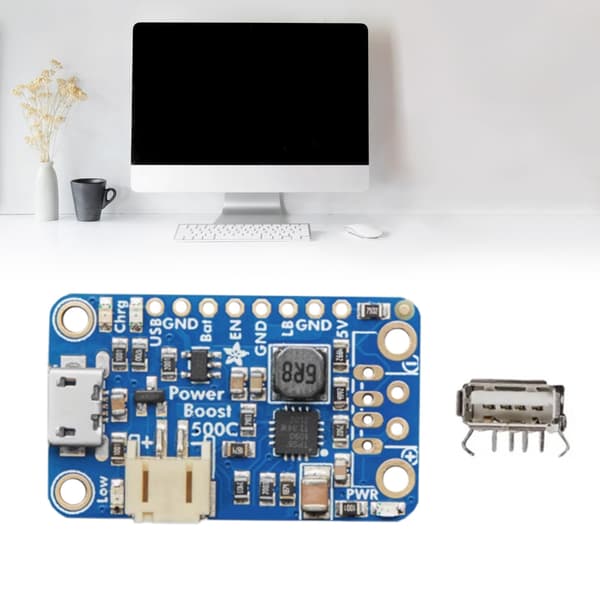 Uppgraderingar PowerBoost 500 Laddare Liten 5V USB Boost med 500mA+ Ström