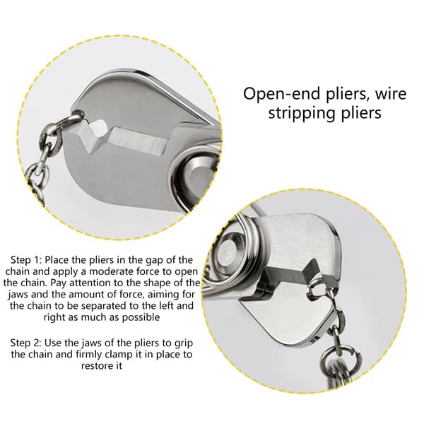 Wire Stripper Cutter med Skarp Rustfri Stål Klinge til Tynd Tråd