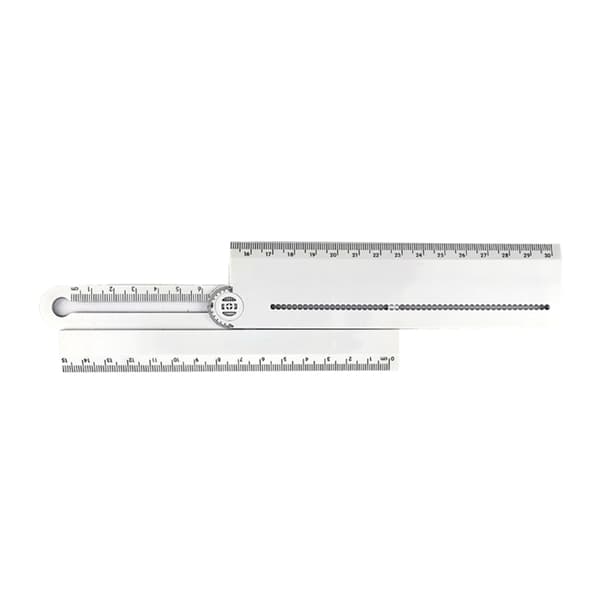 30 cm Transparent Rektangulär Linjal Teknik Mätning Konstruktionsverktyg