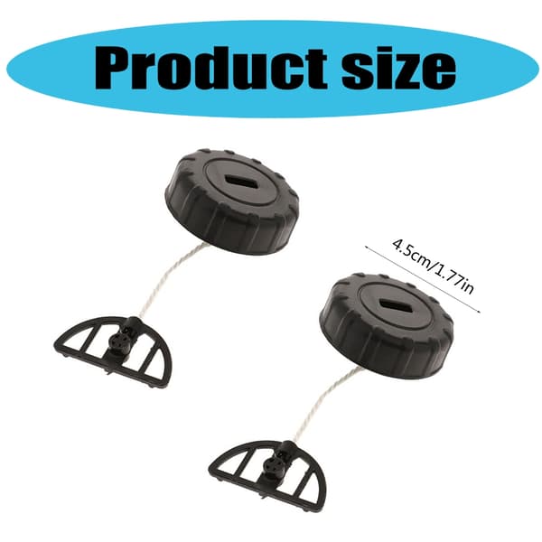 Bränslelocksskydd i plast för MS180 MS170 MS018 MS017 Motorsågar 2-pack
