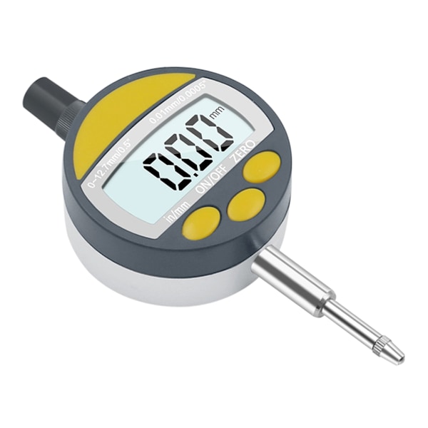 Opgraderet Digital Indikatorur 0,01 mm/0,0005'' Digital Probe Indikatorur Måleområde 0-12,7 mm/0,5'' Ur Test