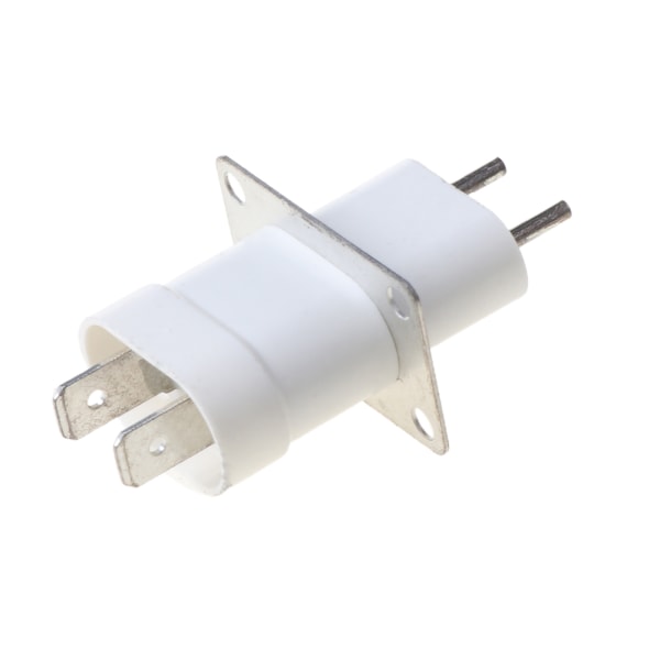 Hem Elektronisk Mikrovågsugn Magnetron Filament 4 Pin Socket Converter Vit