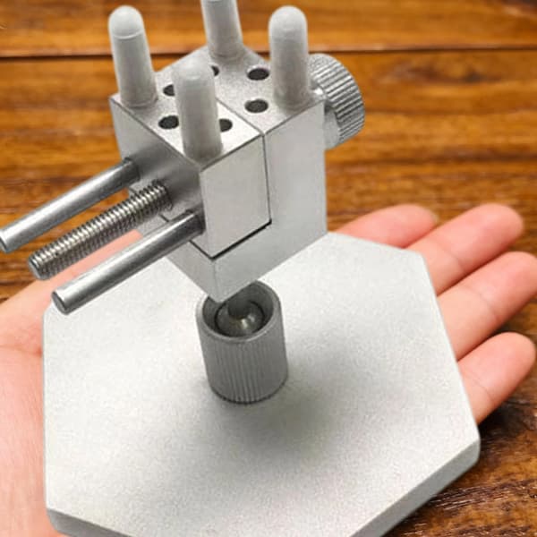 Aluminium Bänkskruvstycke Lättviktsklämma För Verkstad Och DIY-projekt Square base