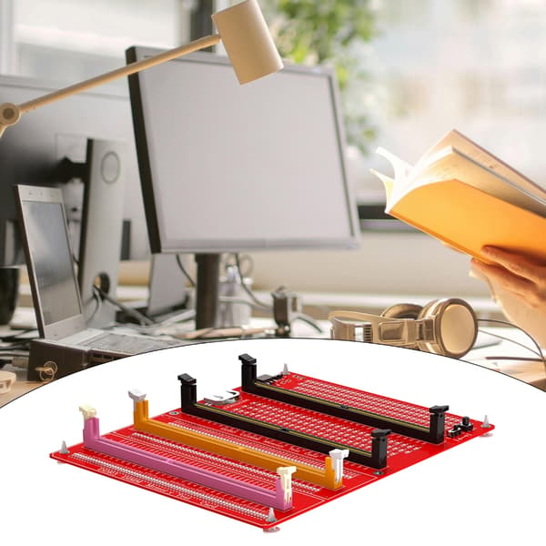 DDR3/4/5 RDIMM/UDIMM Minnetester med LED-indikator for stasjonær datamaskin