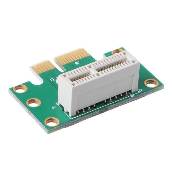X1 Adapter Riser-kort PCI E PCIE X1 til X1 Sporkonverterkort 1U Server Chassis