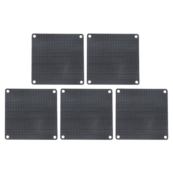 5 st PVC Fläkt Dammfilter PC Dammtät för Chassi Klippbar Dator Mesh Skydd 12/14/9/8/7cm Svart