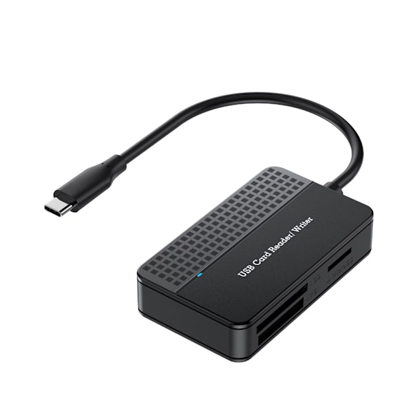 Højhastigheds Kortlæser 4-i-1 USB3.0/USB-C SDTF CFMS Compact Flash Kort Adapter til Laptop PC Multi Kortlæser