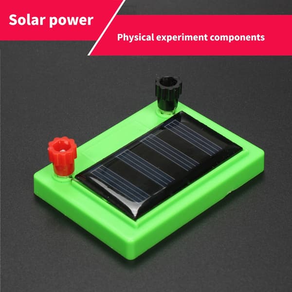Fysikkeksperimentsett Solcellebatteri Fotovoltaisk Panelutstyr STEM-leke