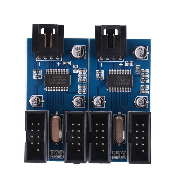 9-pin USB-header splitter 1 til 2/4 hun-forlængerkabelkort til bundkort