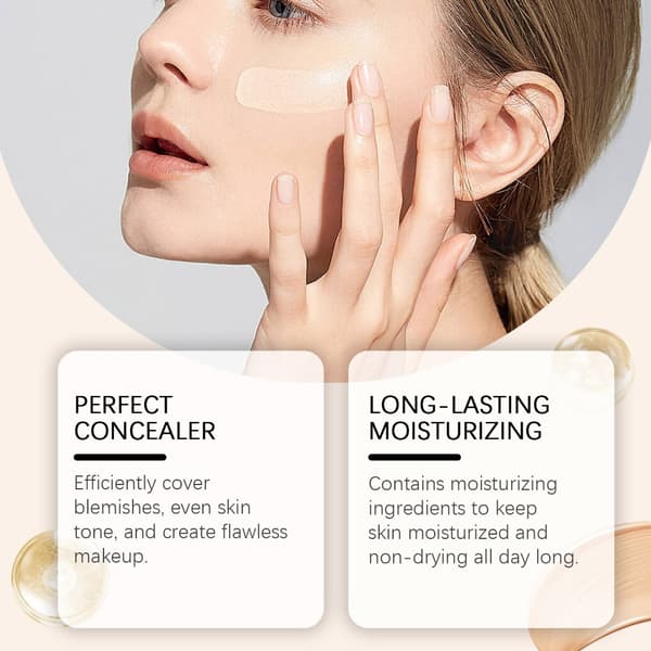 Multifunktionel Concealer Fugtgivende Flydende Concealer til Makeup