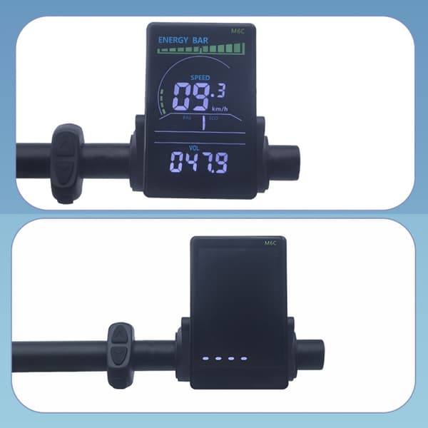 Elektrisk Cykel LCD Display Mätare 24V 36V 48V 52V 60V Kontrollpanel Vattentät