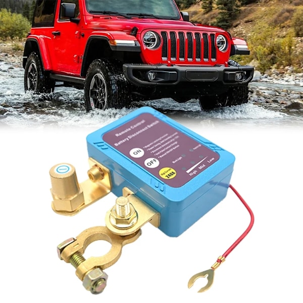 12V 240A Automatisk Strömbrytare Fjärrbatterifrånkopplingsbrytare
