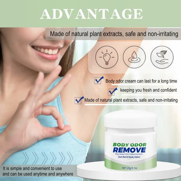20g Kropslugtfjerner Let at Absorbere for Effektiv Eliminering af Kropslugt
