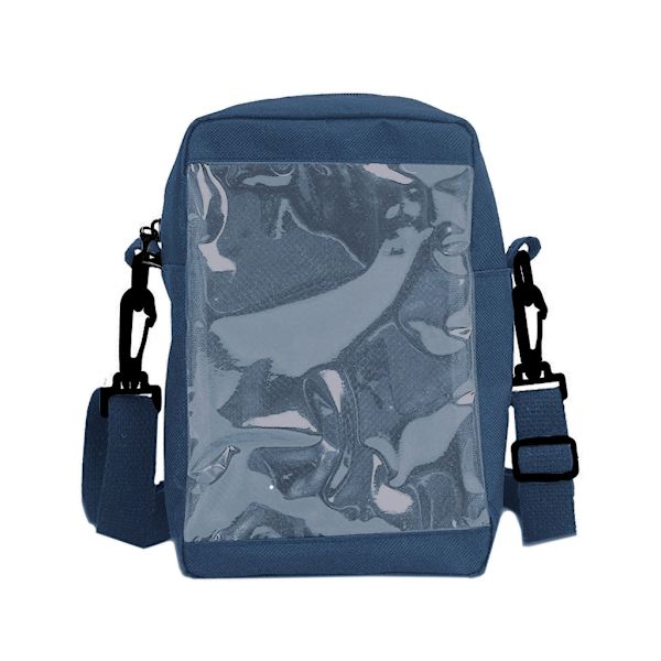 Ita-väska i japansk stil för flickor och kvinnor, transparent axelväska, söt liten budväska, crossbody-väska för tonåringar, handväska Ins