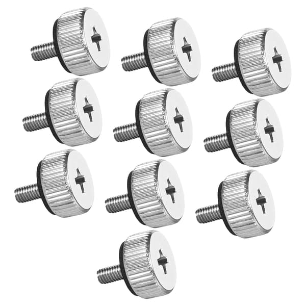 Datakasseskrue M3x6mm Sølv Metall Håndvridningsdesign Universell Passform