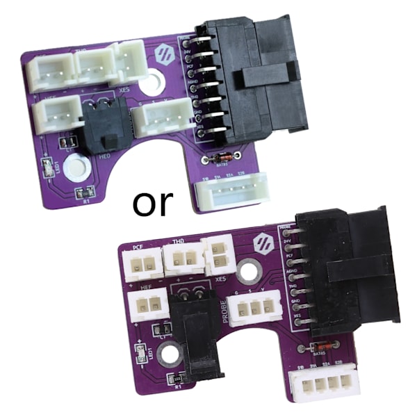 Afterburner Verktygshuvud PCB-kort för Voron 2.4 Trident Extruder Hotend Adapterplatta med 14-Pin Terminal för Kabeldragning