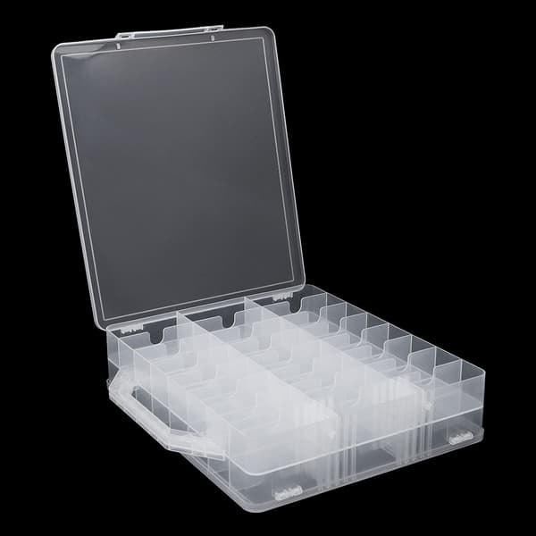 Pro 48 Gitter Neglelak Holder Display Container Organizer Opbevaringsboks til Ca