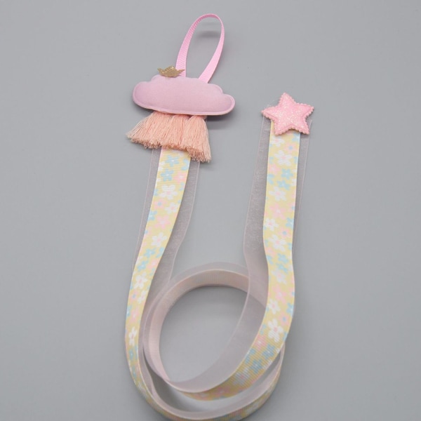 Flickor Baby Band hängande hår rosett Pannband Clip Organizer Cloud tofshållare