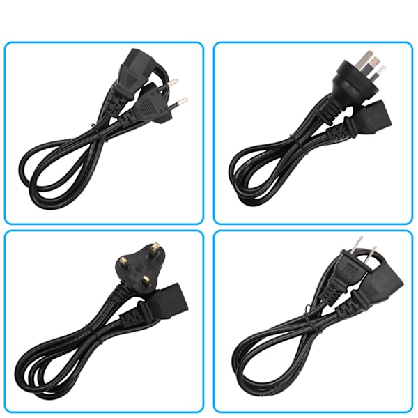 LED- power 5,5x2,1-2,5 mm kontakt för DC 15V AC 100-240V Ljustransform EU 5A