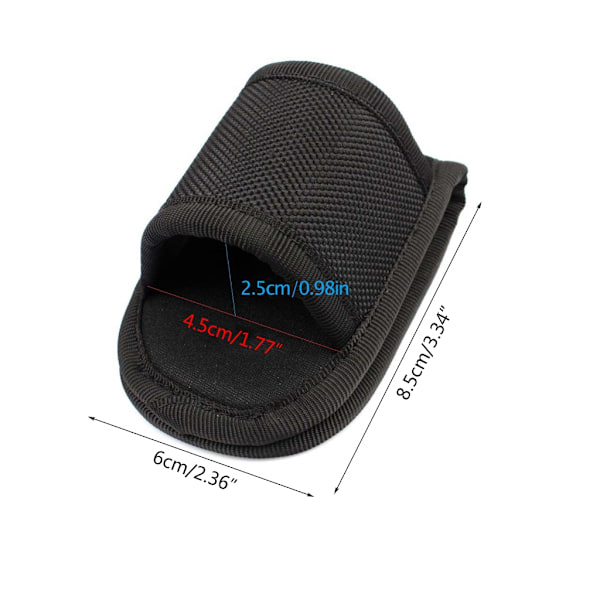 Torch Pouch hölster Blixtljushållare Open Top Organizer Ficklampshållare för Backpacking Camping Jakt utomhus