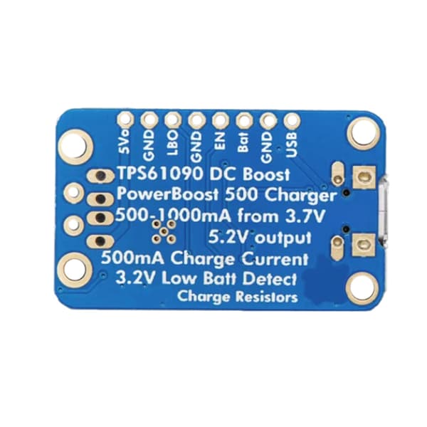 Uppgraderingar PowerBoost 500 Laddare Liten 5V USB Boost med 500mA+ Ström