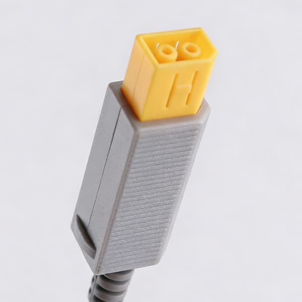 Hurtigopladende Type C hun til WiiU strømkabel 12 cm med LED strømstatus
