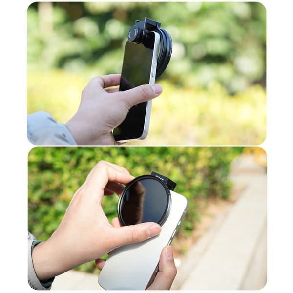 Professionel 67mm Filter Adapter Kompakt Mobiltelefon Ramme til Telefon 14/15