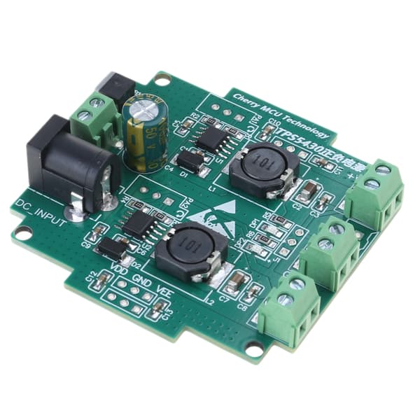 Høyeffektiv TPS5430 Strømforsyningsmodul Kompakt Dobbel Utgangsdesign