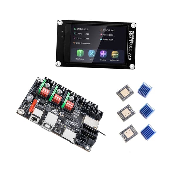 MKS DLC32 V2.1 Graveringsmaskine Kontrolkort 32Bit GRBL Offline Controller