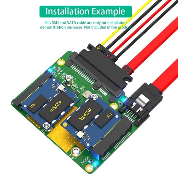 To Msata SSD-er til Sata3.0 To Adapter 6Gdps SSD-konvertere