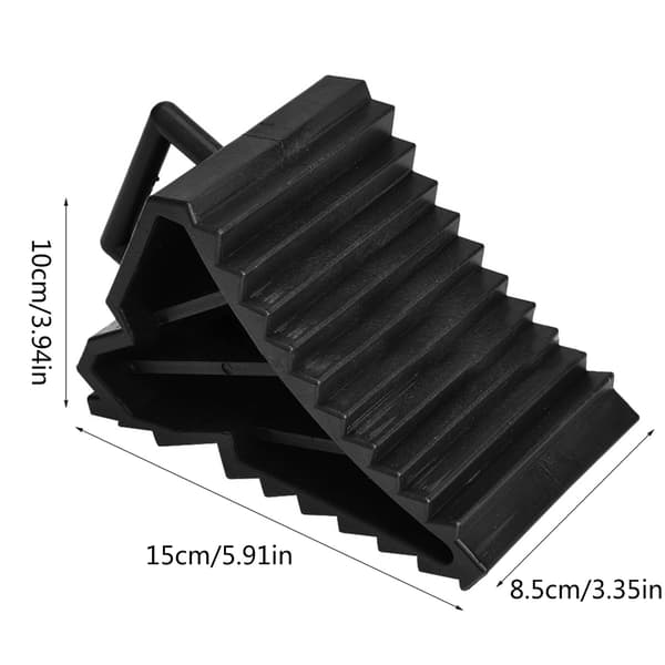 1 Par Hjulklosser Solid Plast Hjulkloss for Campingvogner Bobiler RV-er