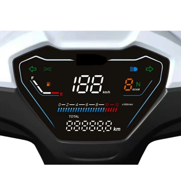 ABS Motorcykel Speedometer Vandtæt Digital Display Odometer til Alt Vejr