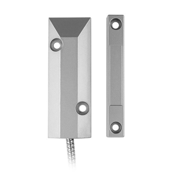 Metallkablar Magnetiska dörrfönsterkontaktsensorbrytare Dörrfönstersensorer Detektor för hemsäkerhetslarmsystem