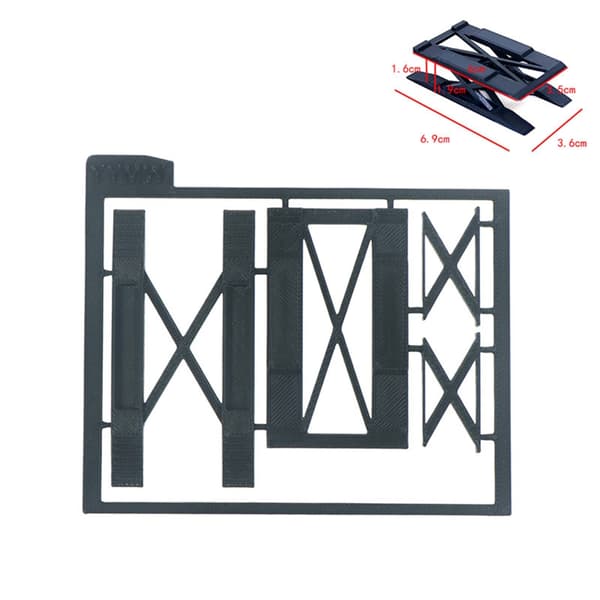 1/64 Skala Bil Legetøj Organizer Stand Display Rack Samlesæt til Modelkøretøj 3