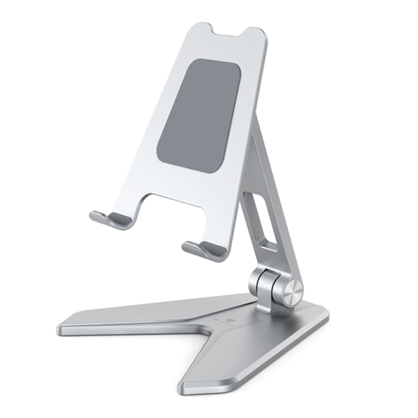 Vikbart tablettställ Justerbart tablettstöd i multi vinkel Handsfree-telefonhållare i aluminium för 4-12,9 tum Gray