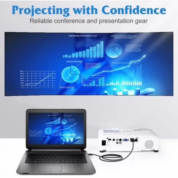 1.8M 4K Opløsning Adaptere ABS USB C Til Interface Kabel til Telefon Tablet TV Di