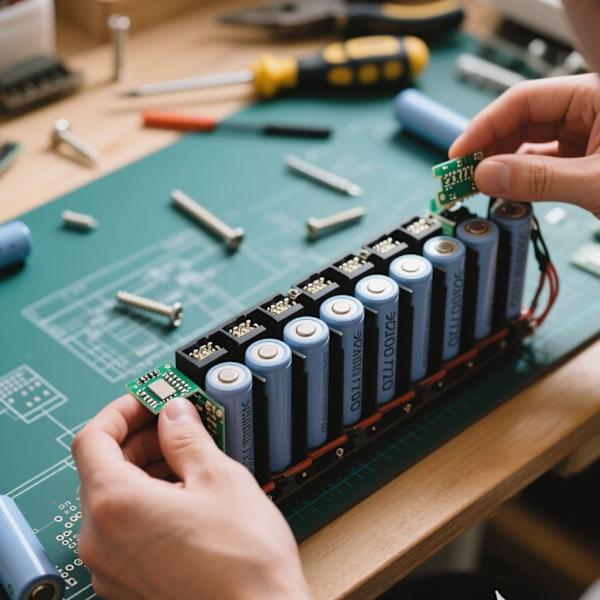 Batterikasse 21700 Cellemonteringsholderboks til flere lithiumkonfigurationer 3 sections