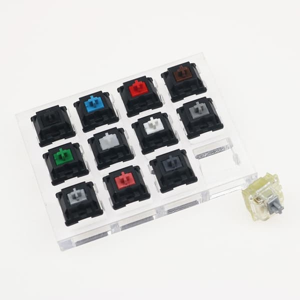 12 Key Cherry MX Switch Tester Transparent Keyboard Shaft Testing Tool