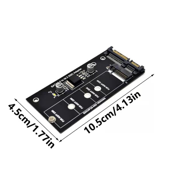 M.2 - SATA3 -sovitinkortti, tehokas SATA3 M.2 SSD -muunninsovitinkortti