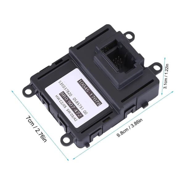 DRL LED Modul Ersättningsballast Kontrollmodul för 2.0L LED-strålkastare