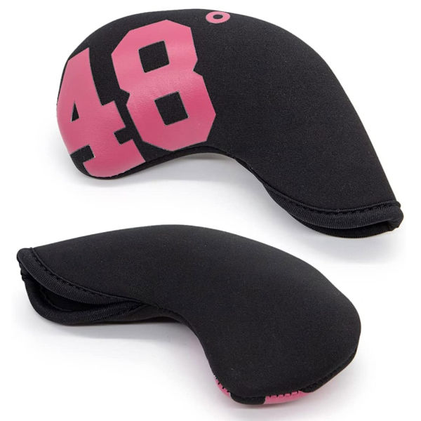 4st Golf Iron Headcover Tjock Vattentät Neopren Golf Iron Head Cover Golfklubb Headcovers med nummer Passar de flesta märken A
