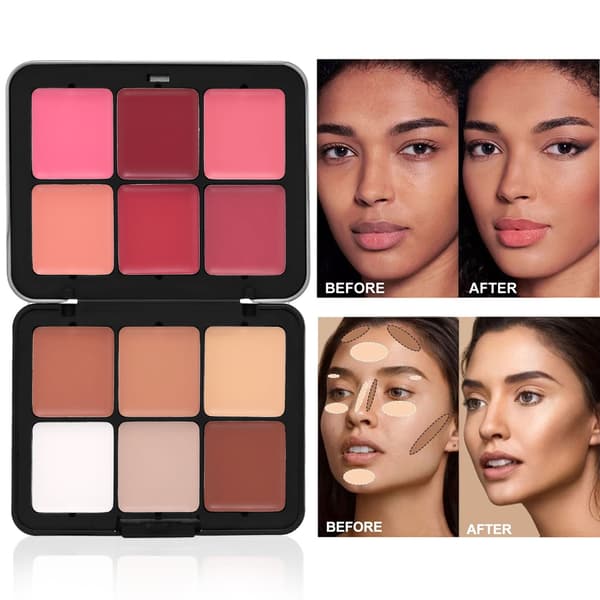 12 farver Highlight Blush Palette Concealer Palette Makeup Palette til kvinder