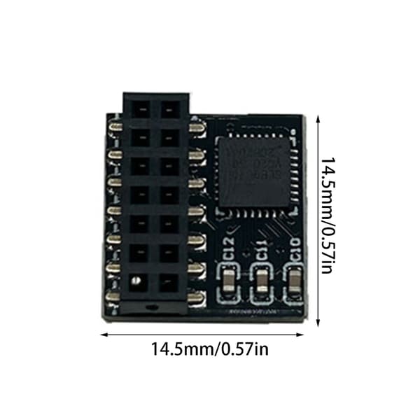 14-pinners TPM 2.0-modul LPC-krypterings-TPM-modulkort for hovedkort