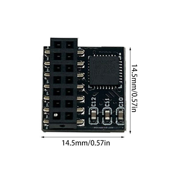 14Pin TPM 2.0 Modul LPC Kryptering TPM Modul Board til Bundkort