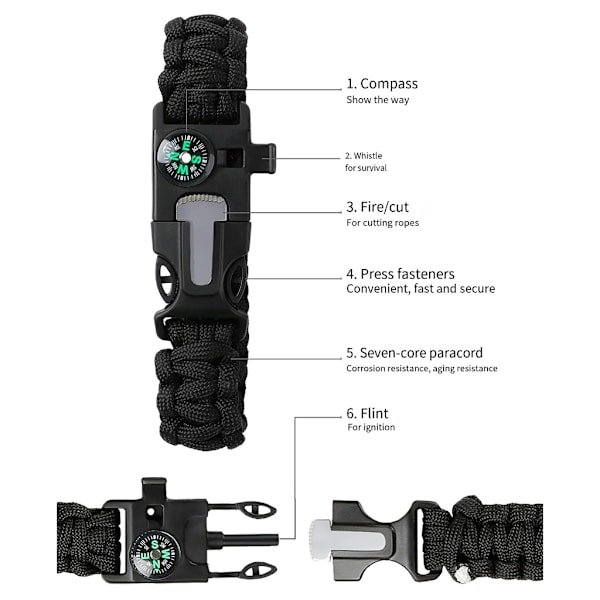 Kompatibel för Watch 6/5/5 Pro Smartwatch-band Justerbart Sportvävt Nylon Tvättbart band Armband Armband Andas Black