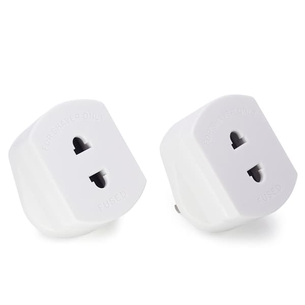 UK Elektrisk Tandbørste Adapterstik, 2-benet til 3-benet Adapterstik Omformer