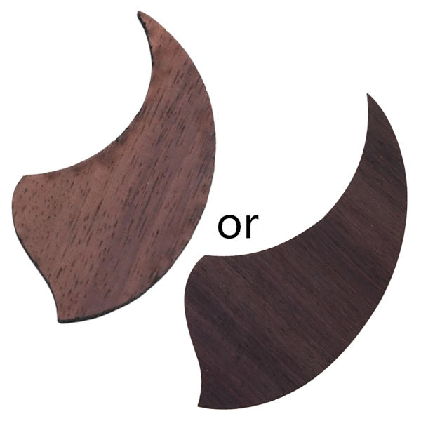 Ukulele Plekterbeskytter Palisander Skjold Ukulele Plekterbeskyttere Dråbeform Plekterbeskyttere Plade Musikinstrument Tilbehør